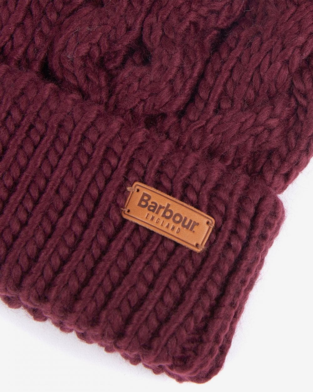 Barbour Penshaw Womens Beanie - Bordeaux
