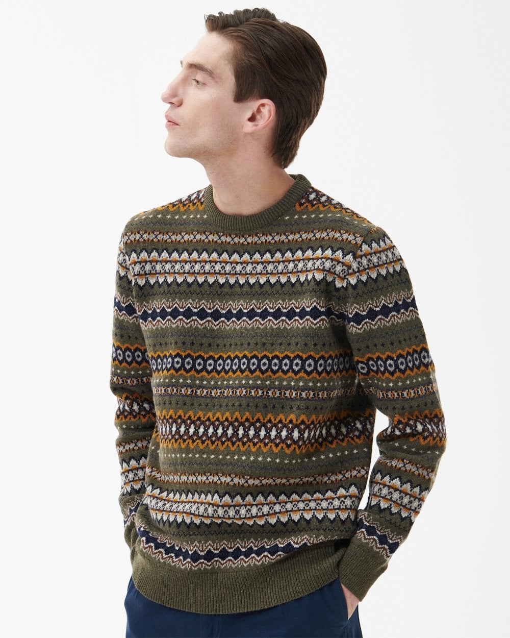 Barbour Case Fairisle Mens Jumper