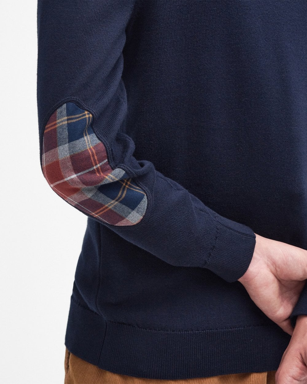 Barbour Avoch Mens Half Zip Jumper - Navy