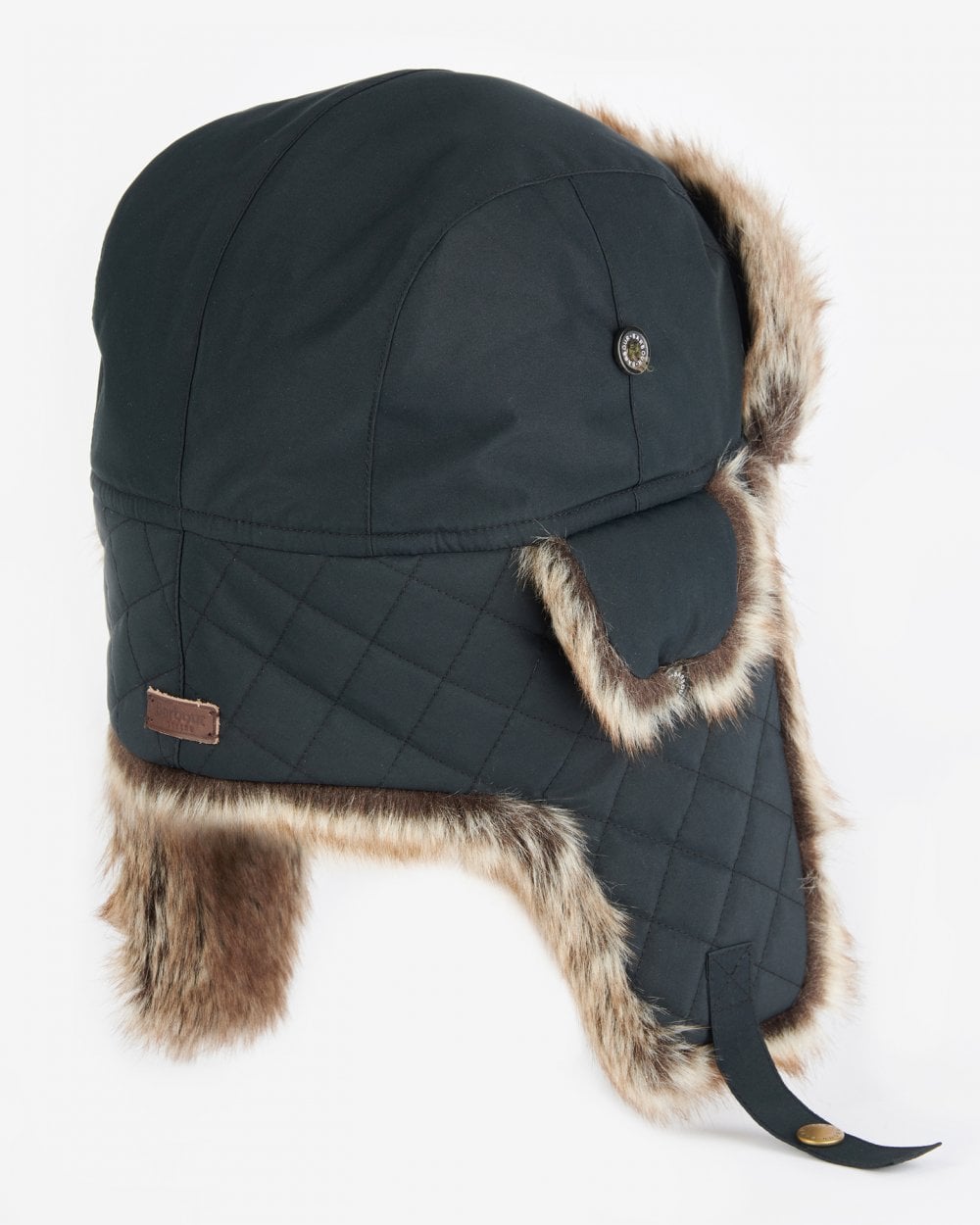 Barbour Cleadon Mens Trapper Hat - Black