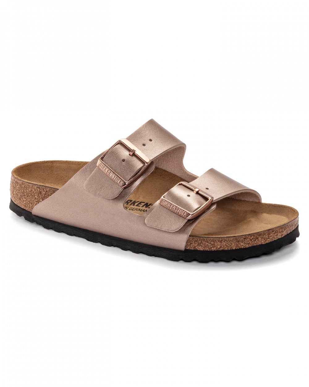 Birkenstock Arizona Birko-Flor Metallic Womens Sandals - Copper