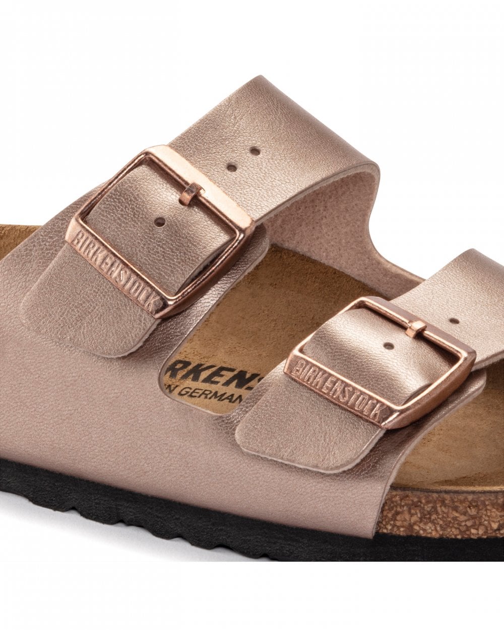 Birkenstock Arizona Birko-Flor Metallic Womens Sandals - Copper