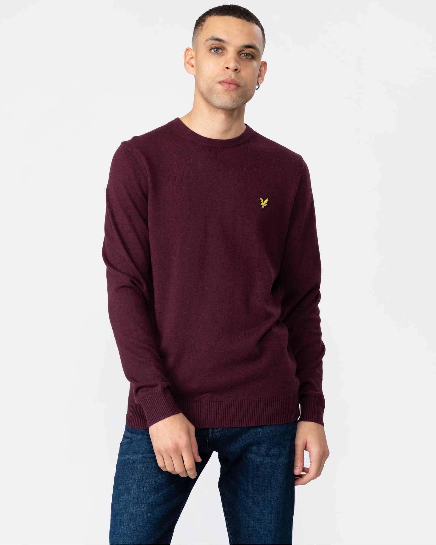 Lyle & Scott Cotton Merino Mens Crew Jumper