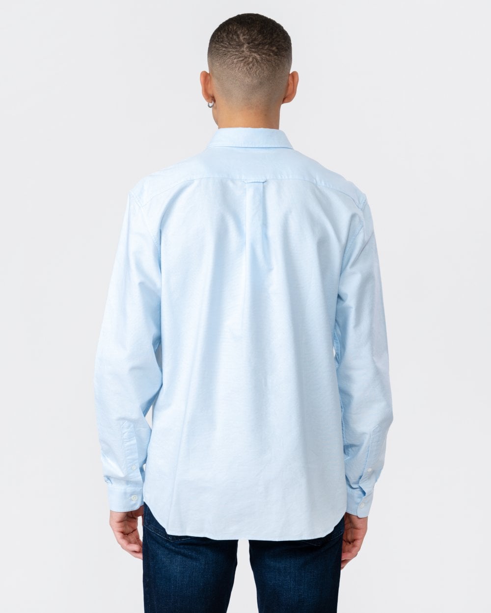 Lacoste Mens Casual Long Sleeve Woven Shirt - Blue F6Z