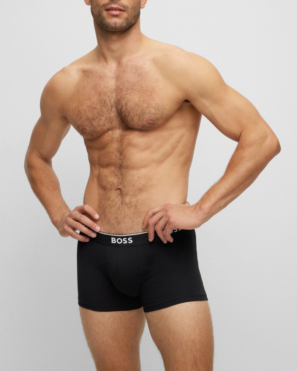 BOSS Orange 3 Pack Mens Power Trunks NOS - Multi Grey 061