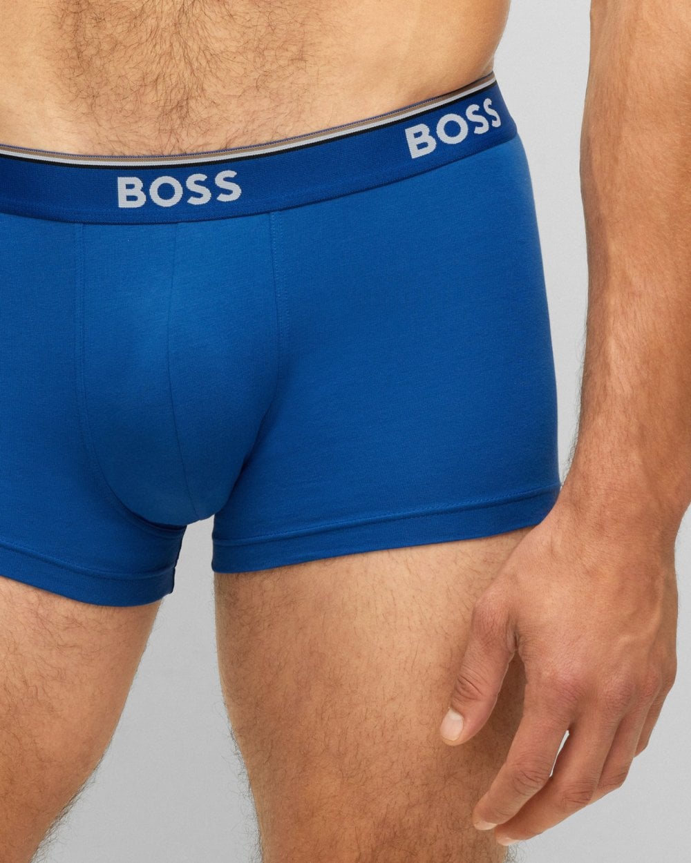 BOSS Orange 3 Pack Mens Power Trunks NOS - Blue/Navy/Grey 487