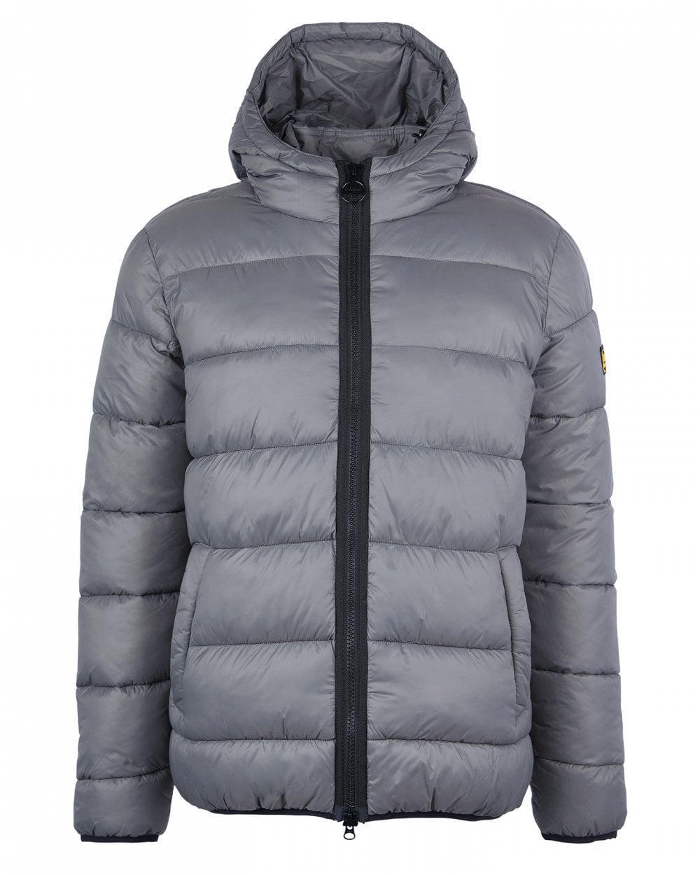 Barbour International Legacy Bobber Mens Zip Through - Slate Grey