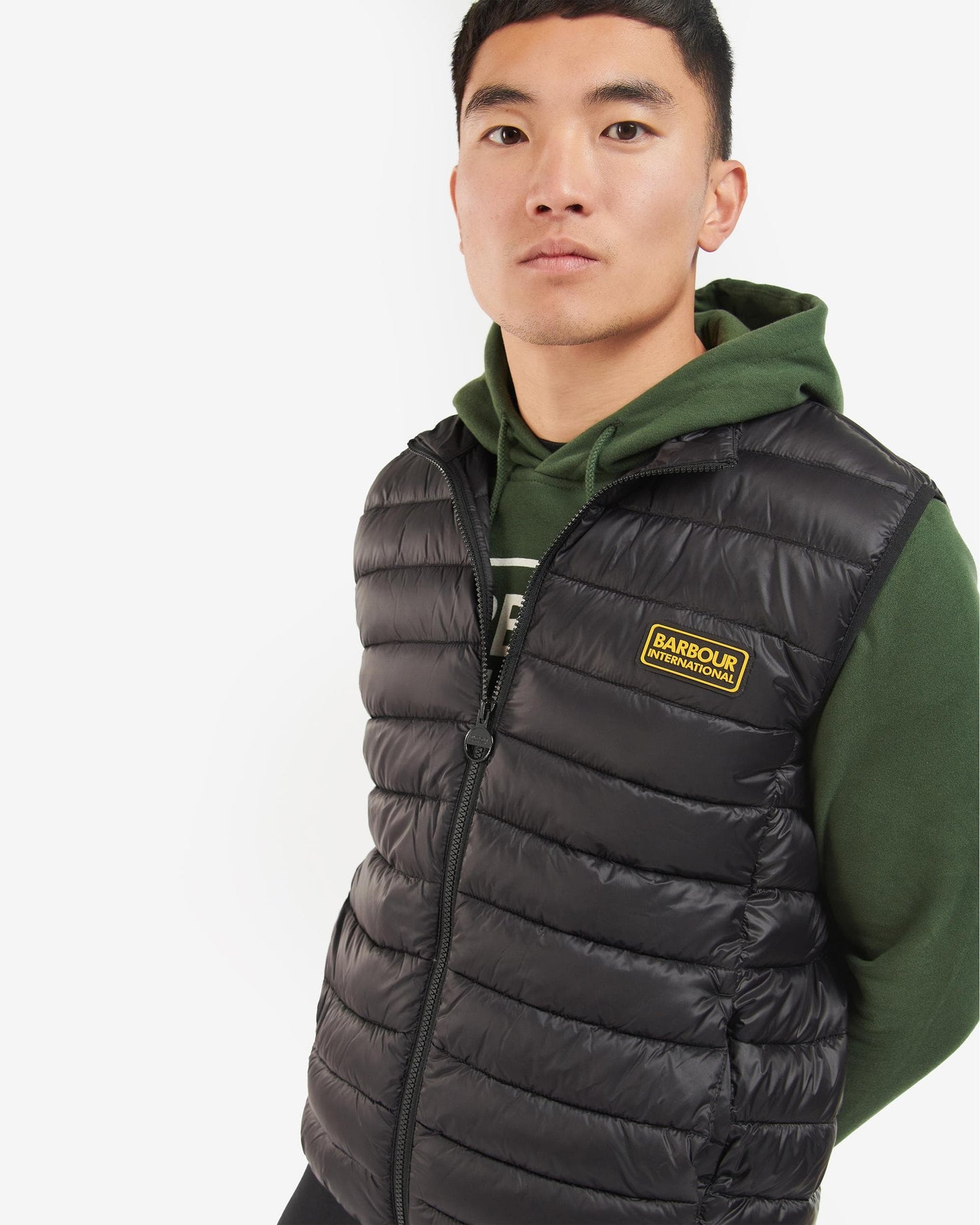Barbour International Racer Reed Mens Quilted Gilet