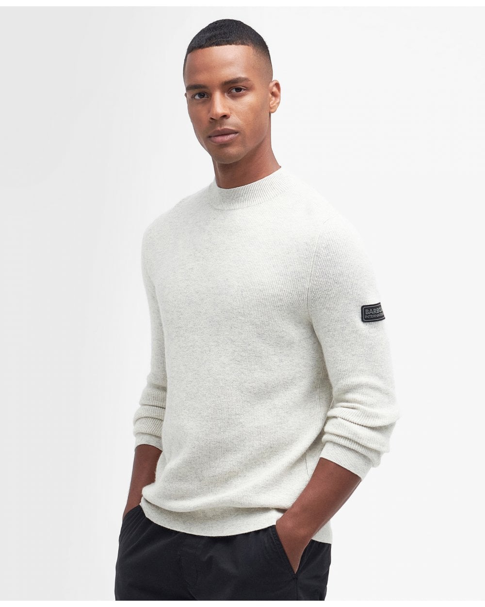 Barbour International Corser Mens Crew Neck Jumper