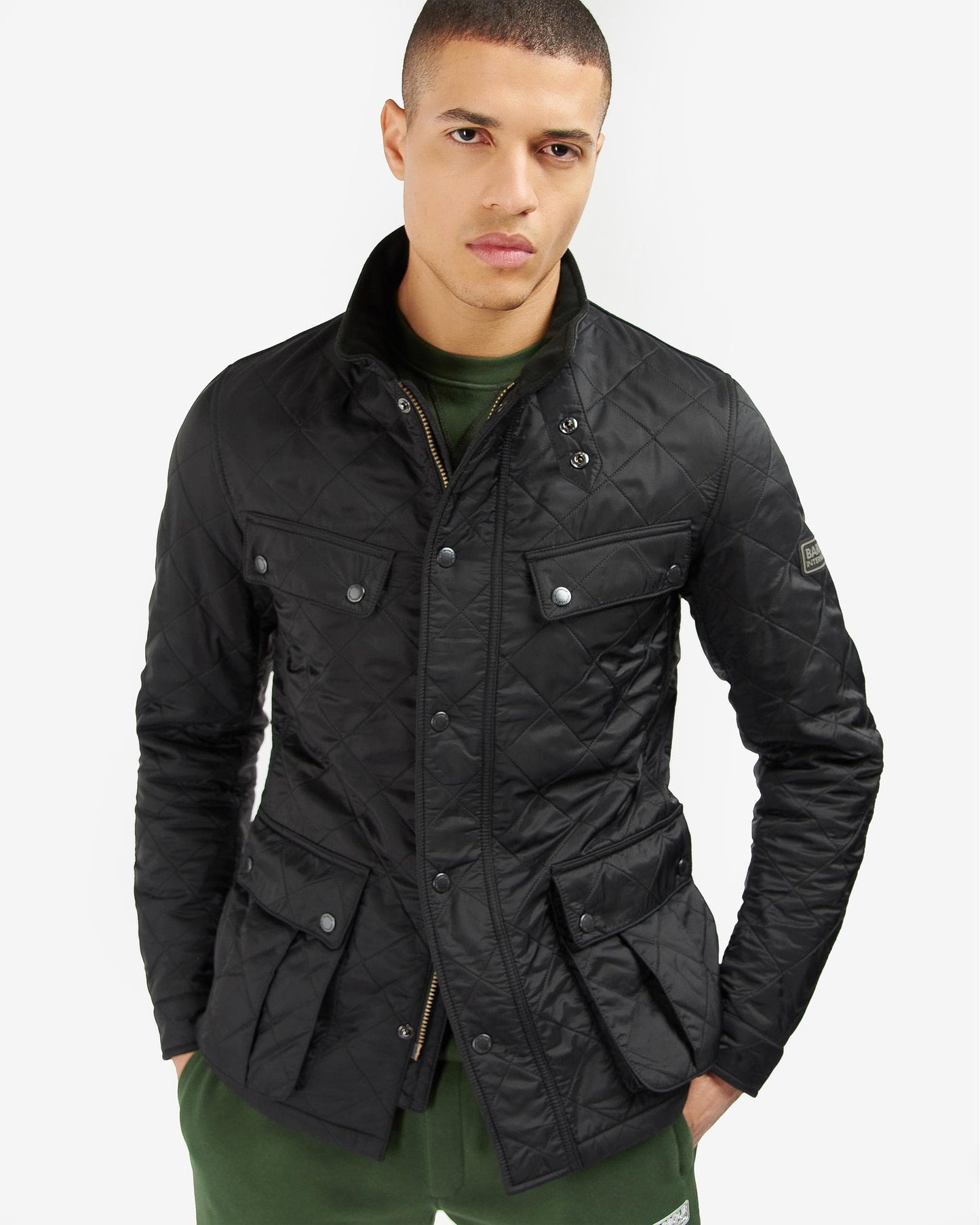 Barbour International Tourer Ariel Mens Polarquilt Jacket