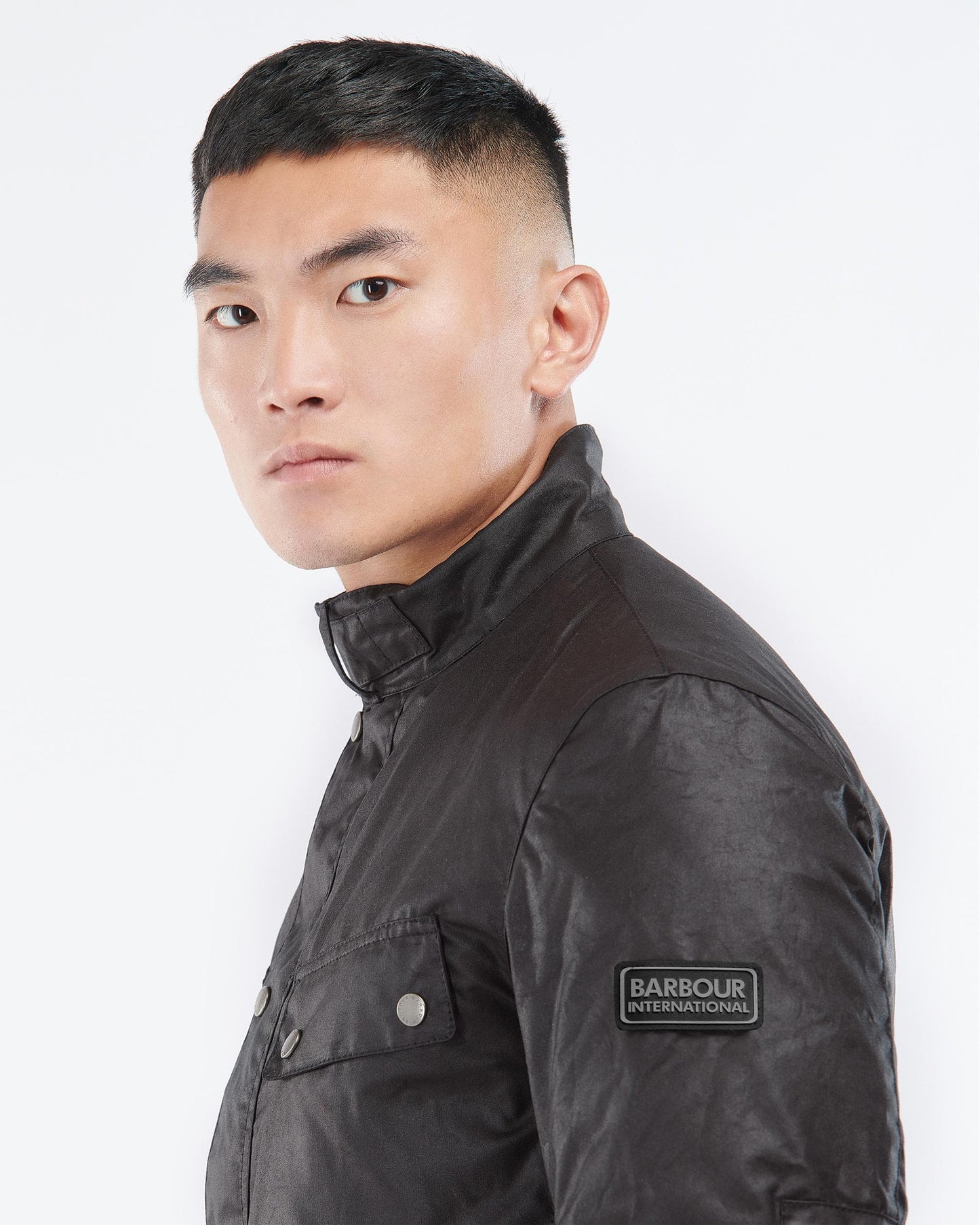 Barbour International Tourer Duke Mens Wax Jacket - Rustic