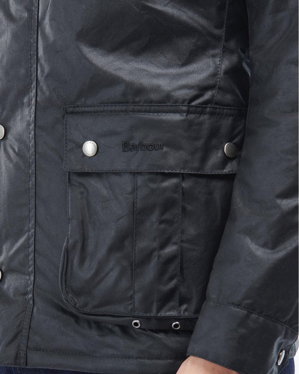 Barbour International Tourer Duke Mens Wax Jacket - Navy