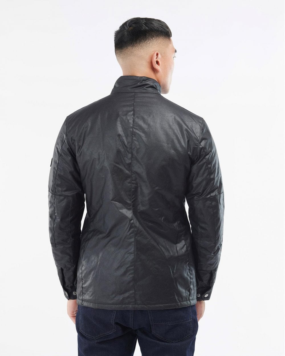 Barbour International Tourer Duke Mens Wax Jacket - Navy