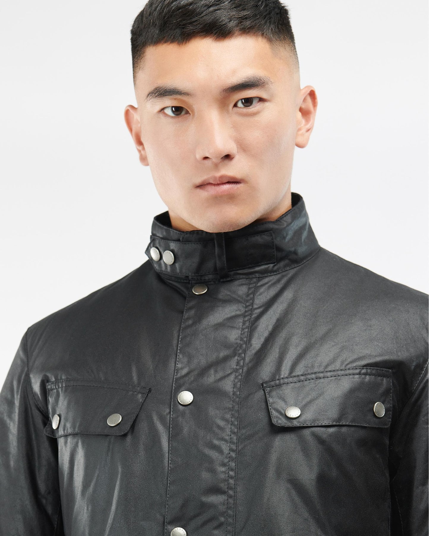 Barbour International Tourer Duke Mens Wax Jacket - Black
