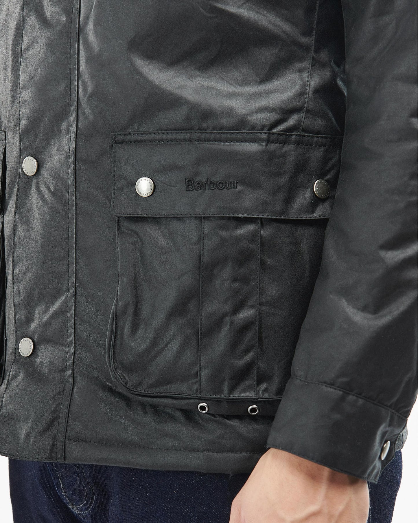 Barbour International Tourer Duke Mens Wax Jacket - Black