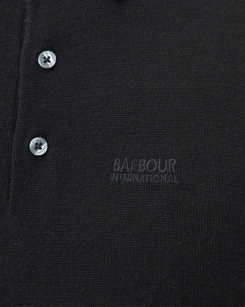 Barbour International Merino Mens Polo Style Sweatshirt