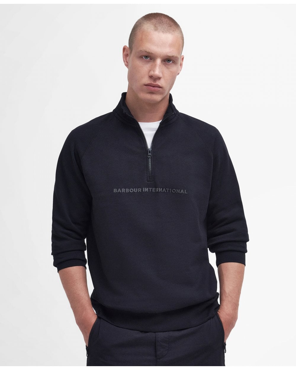 Barbour International Barbour International Shadow Mens Half-Zip Sweatshirt