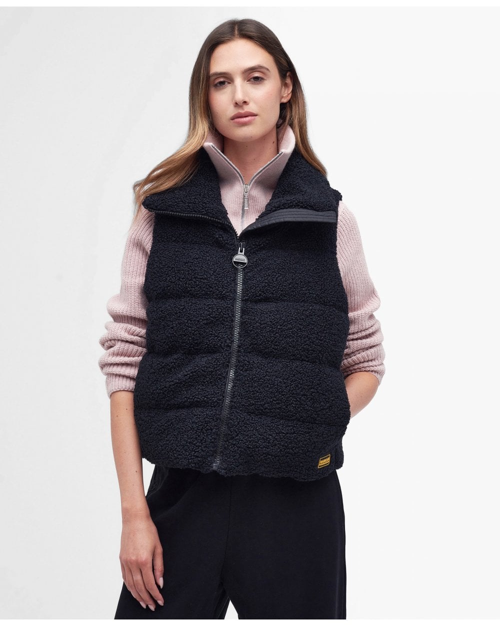 Barbour International Maguire Womens Short Teddy Gilet