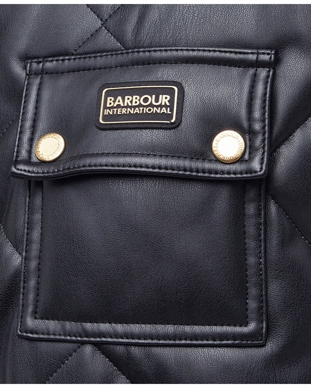 Barbour International Neutron Womens Long Quilted Jacket