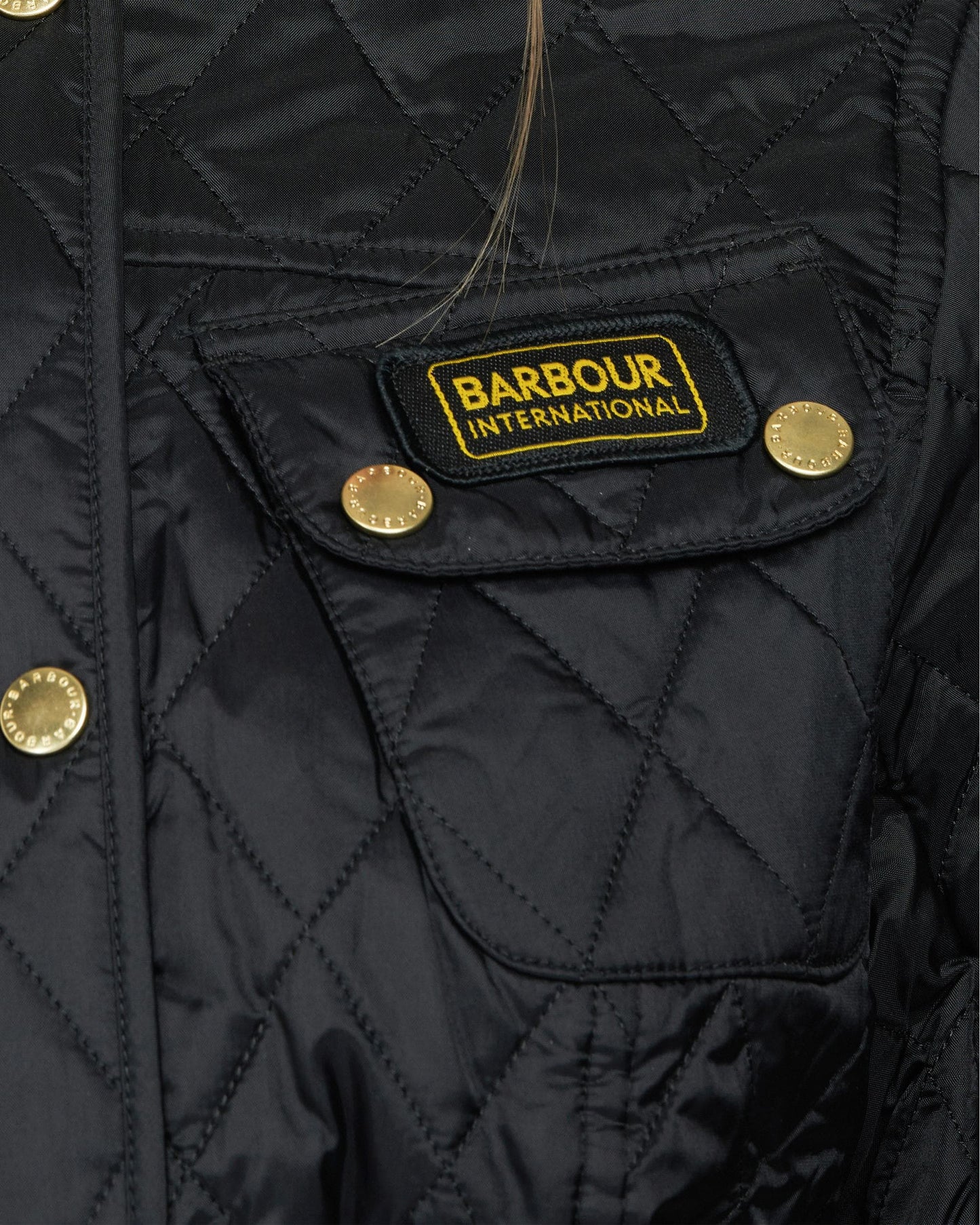 Barbour International Regular Lightweight Womens Quilted Jacket - Black