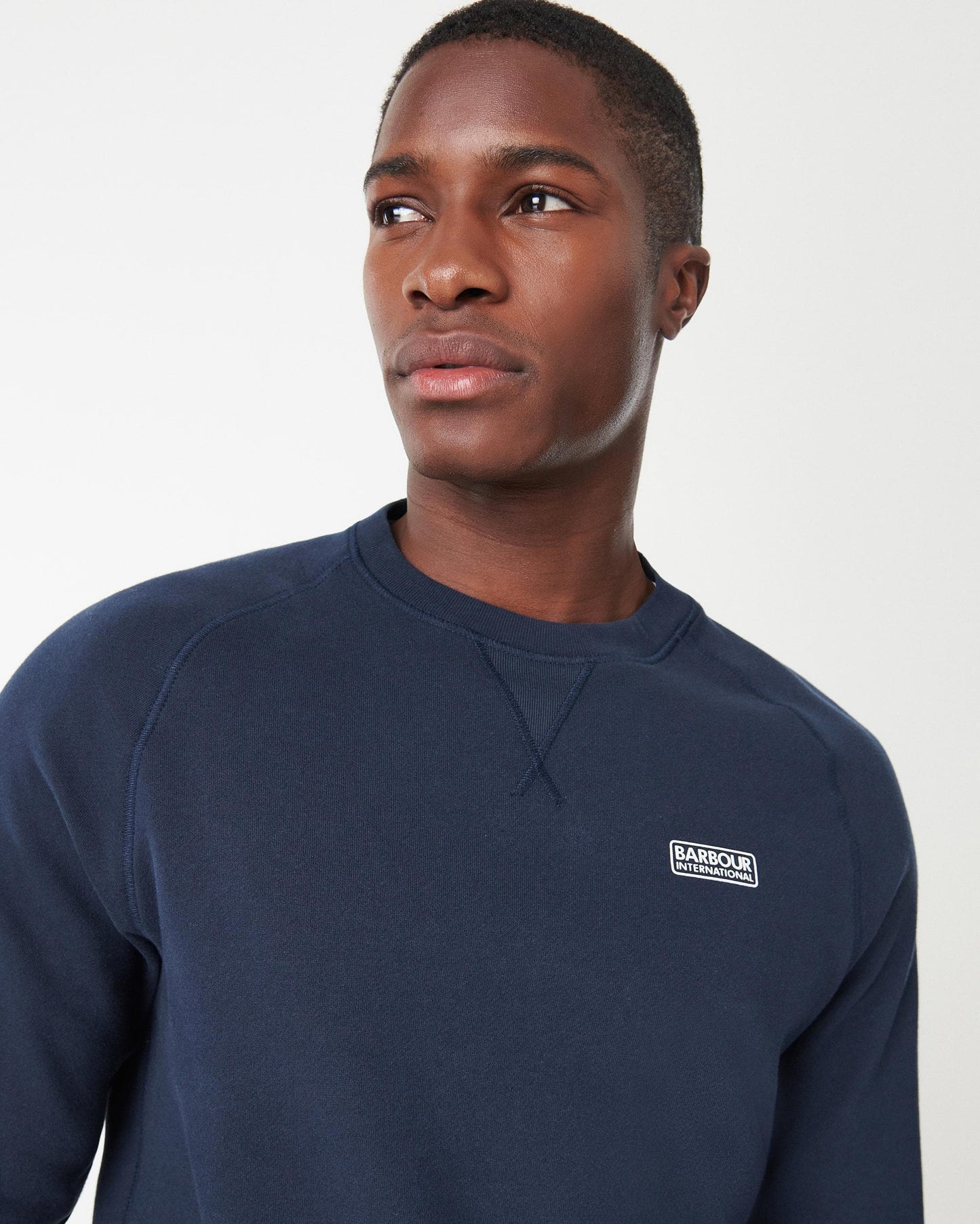 Barbour International Essential Crew Mens Sweatshirt - International Navy