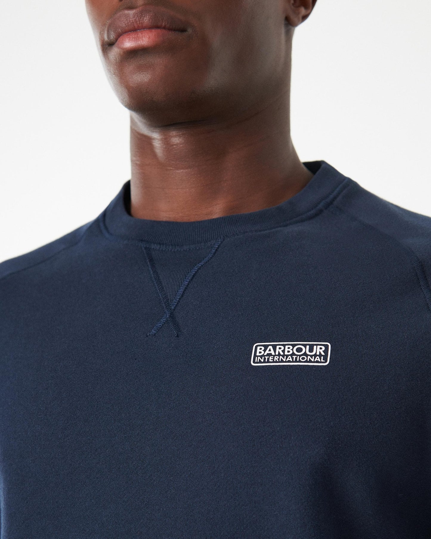 Barbour International Essential Crew Mens Sweatshirt - International Navy