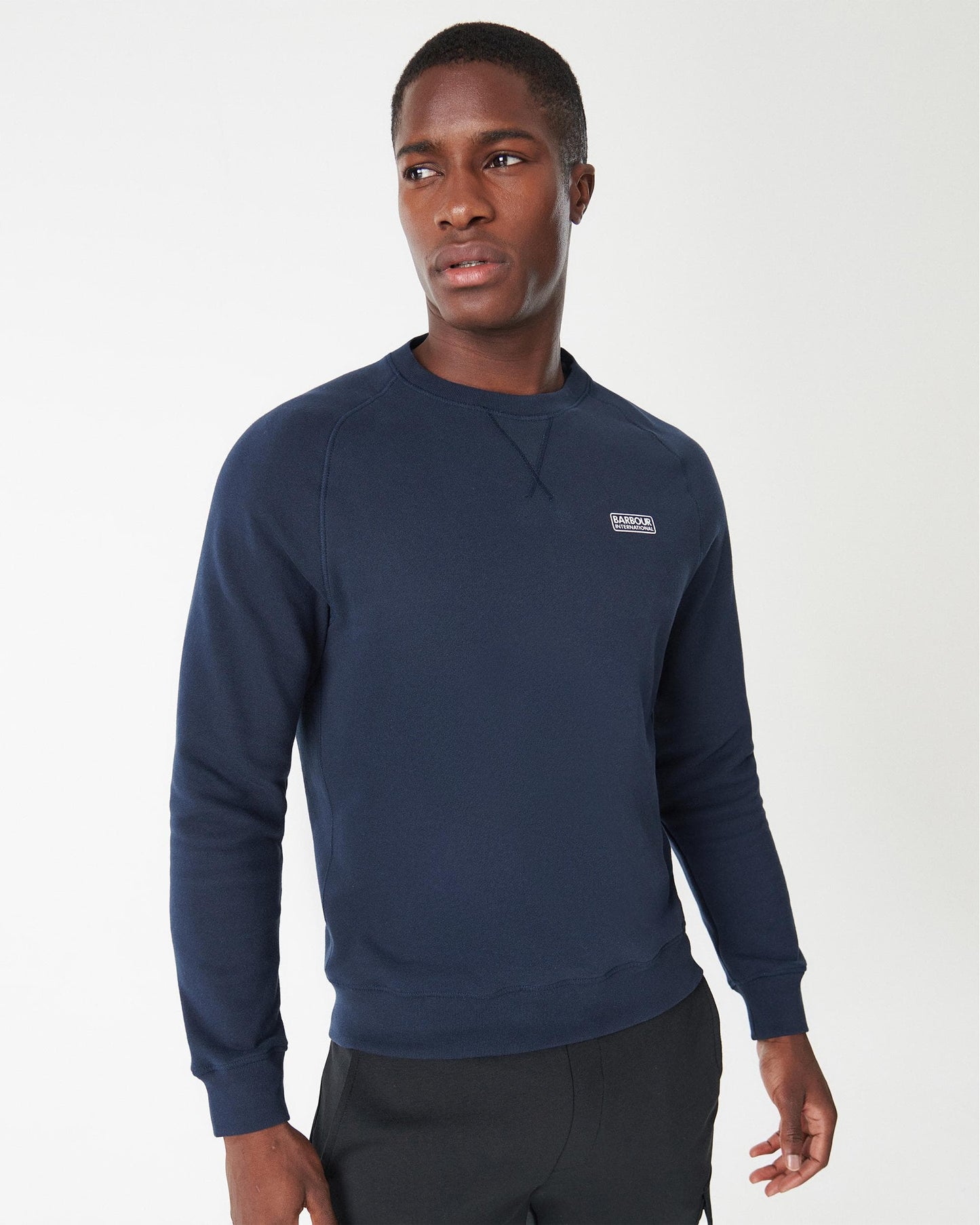 Barbour International Essential Crew Mens Sweatshirt - International Navy