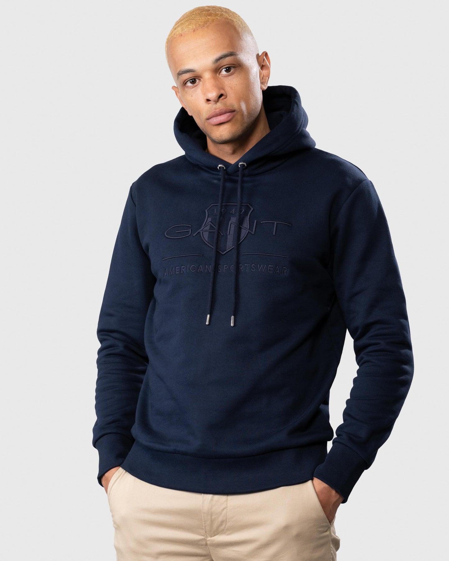 GANT Tonal Archive Shield Mens Hoodie