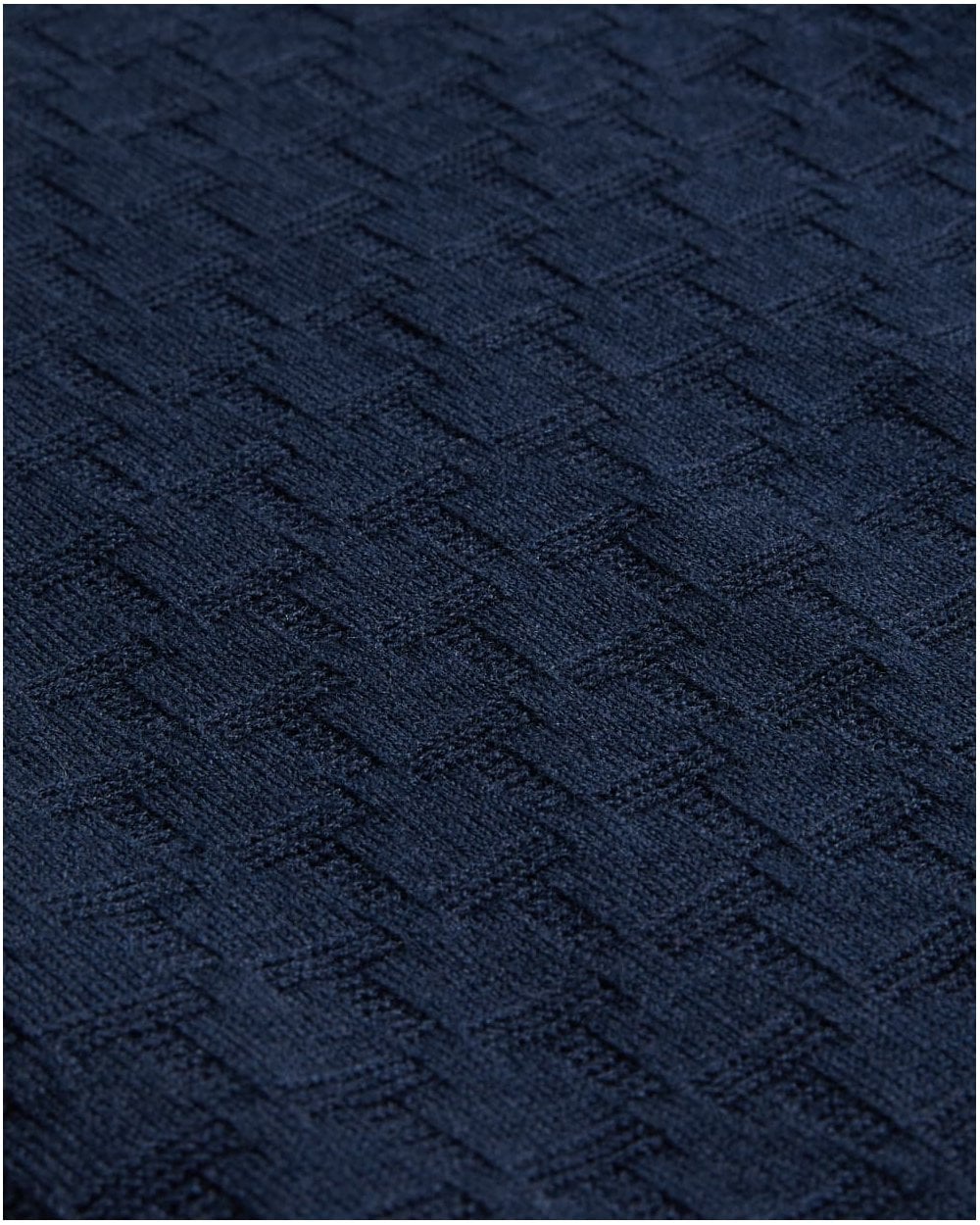 Ted Baker Kurnle Mens Long Sleeve T Knit Funnel Neck Jumper - Navy