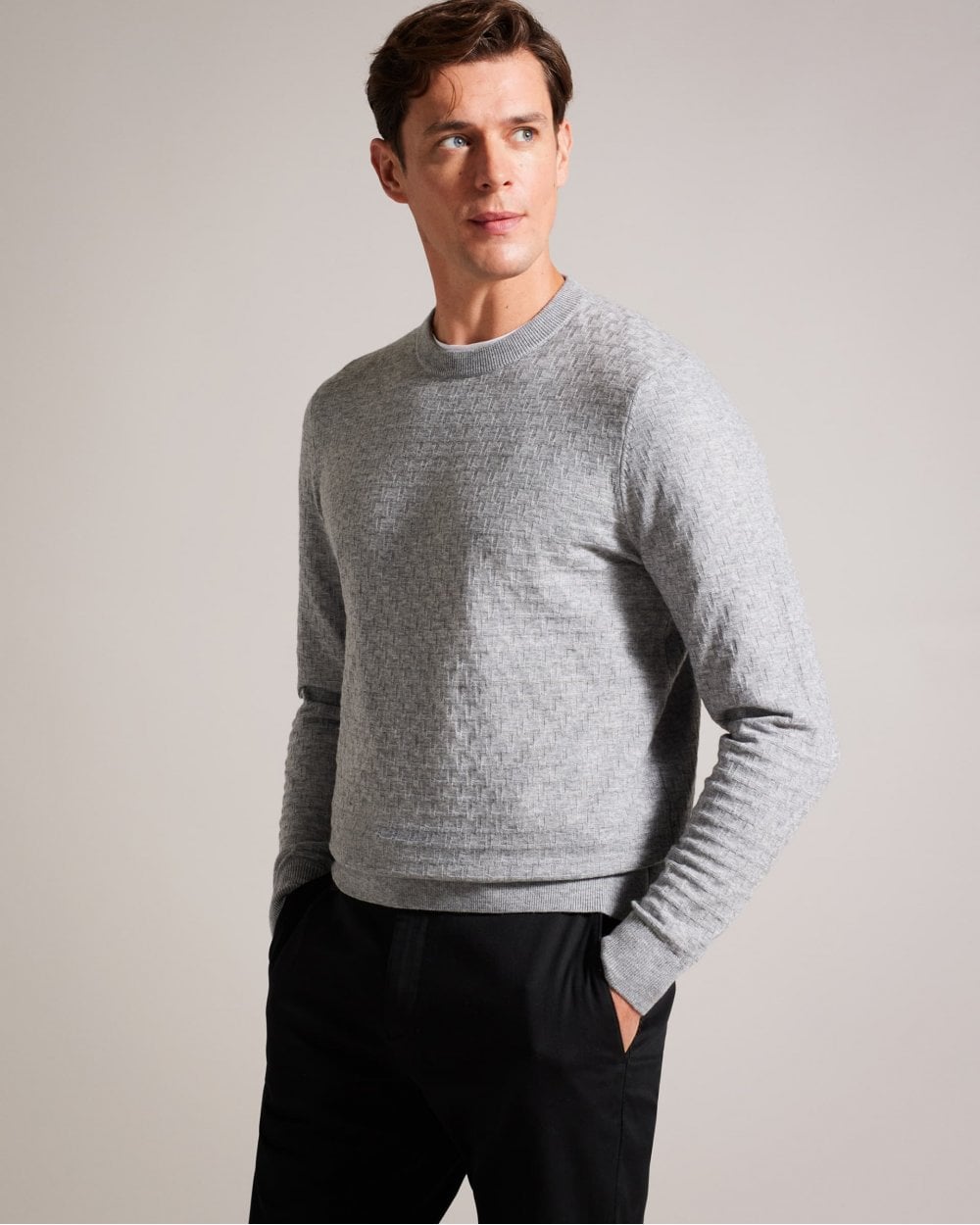 Ted Baker Loung Mens Long Sleeve T Knit Jumper