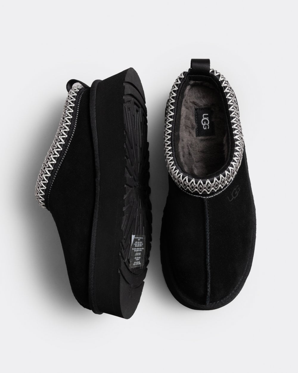 UGG Tazz Womens Platform Slippers - Black