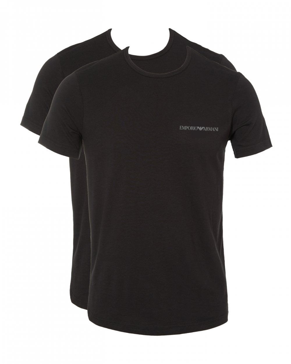 Emporio Armani Emporio Armani Mens 2-Pack Core Logoband Loungewear T-Shirt
