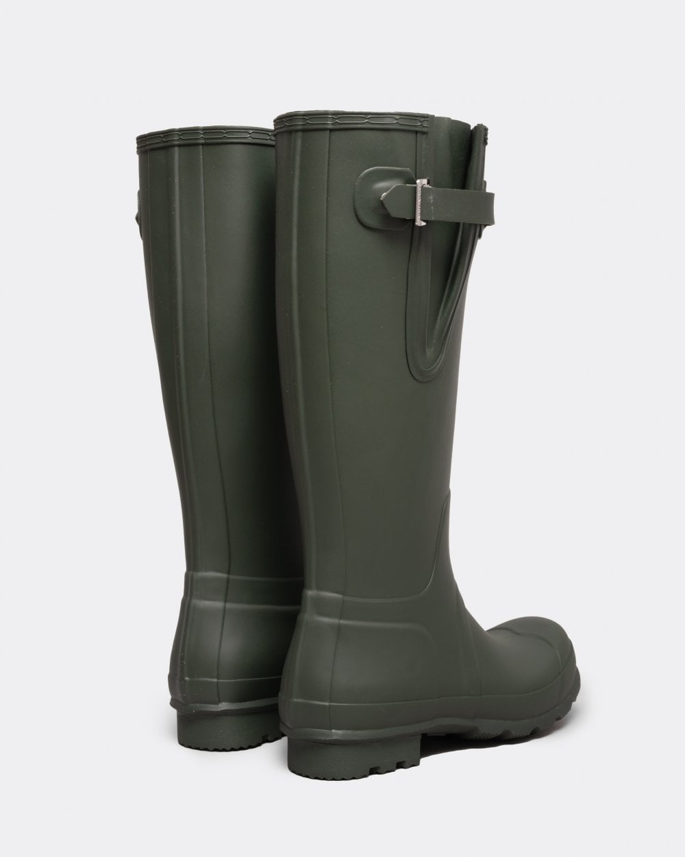 Hunter Original Tall Side Adjustable Mens Wellies - Dark Olive