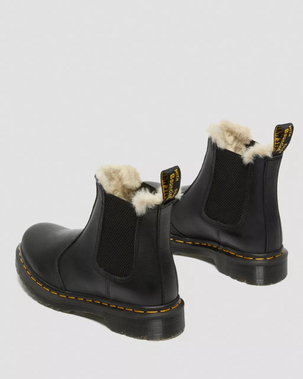 Dr Martens Leonore Wyoming Faux Fur Womens Chelsea Boot