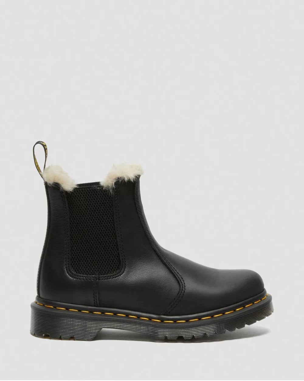 Dr Martens Leonore Wyoming Faux Fur Womens Chelsea Boot