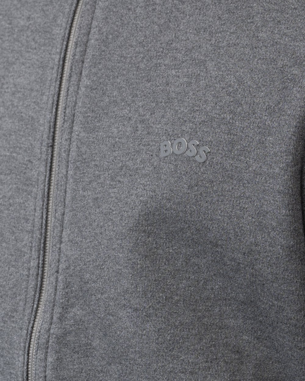 BOSS Green BOSS Green Skaz Curved Mens Full Zip Funnel Neck Sweatshirt