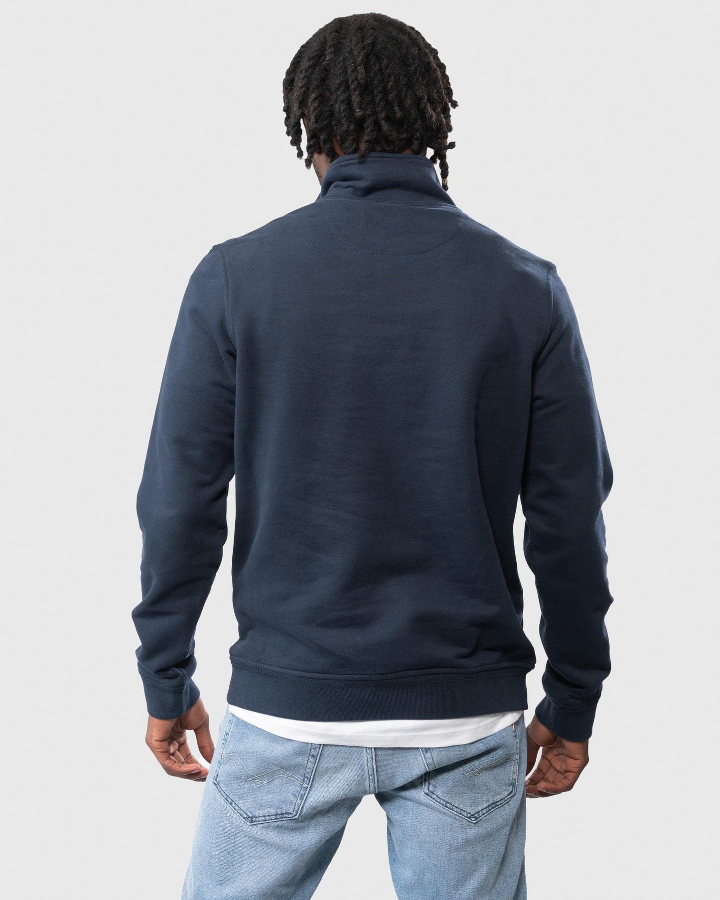 Belstaff Quarter Zip Sweatshirt - Dark Ink