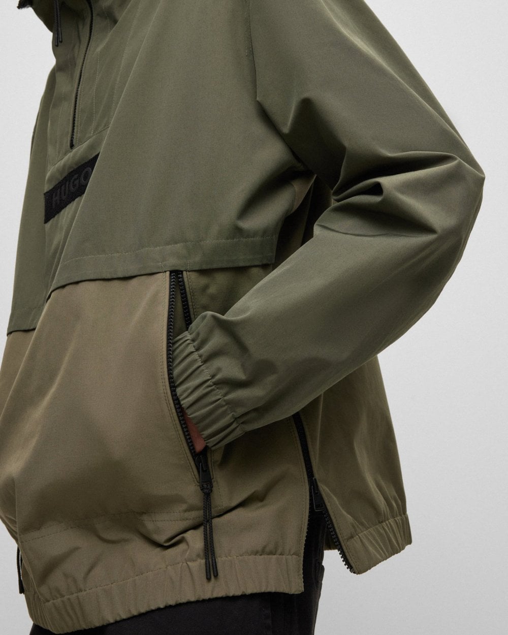 HUGO Breaker2321 Mens Water Repellent Hooded Jacket