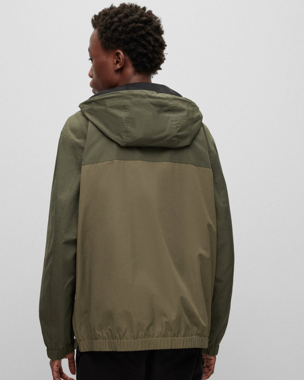 HUGO Breaker2321 Mens Water Repellent Hooded Jacket