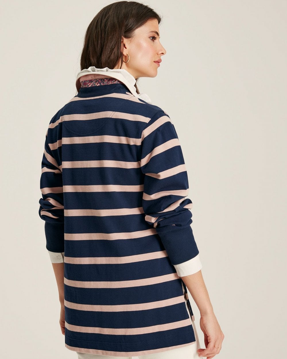 Joules Sammie Womens Striped Rugby Shirt 222468