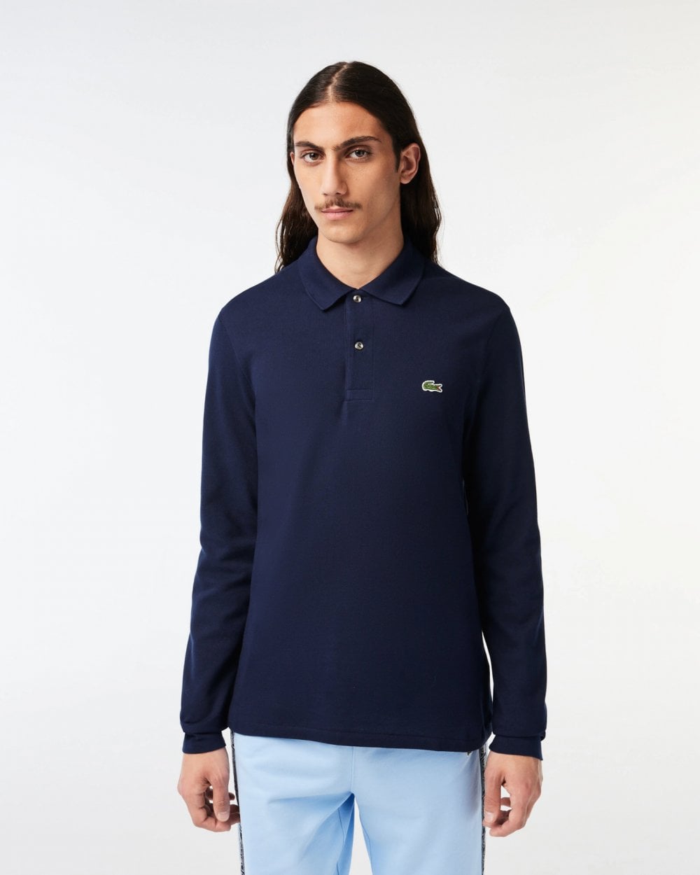 Lacoste Original L.12.12 Mens Long Sleeve Cotton Polo Shirt
