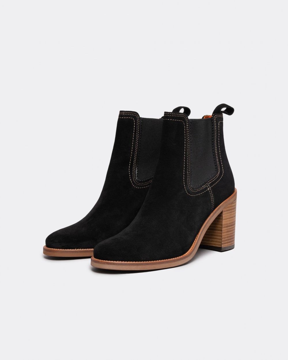 Penelope Chilvers Paloma Suede Womens Heeled Chelsea Boots