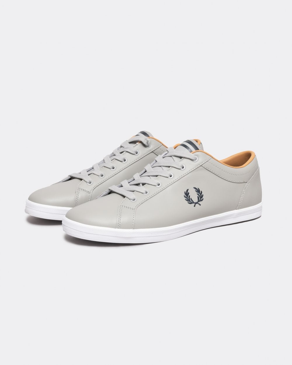 Fred Perry Mens Baseline Leather Trainers