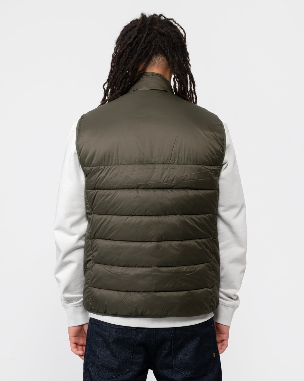 Lyle & Scott Mens Wadded Gilet - W485 Olive