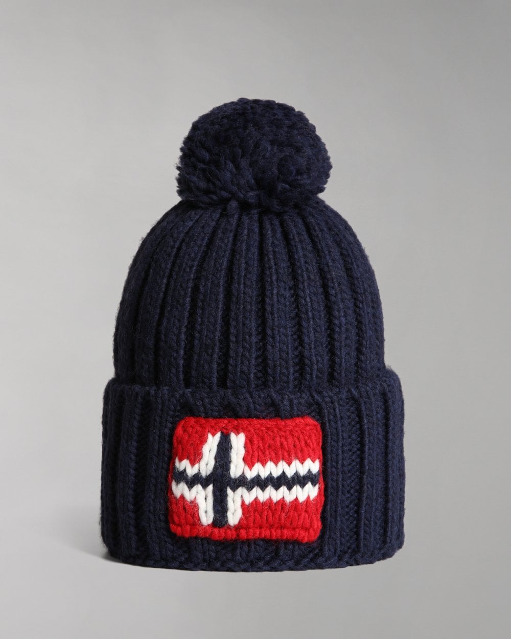 Napapijri Semiury 5 Bobble Hat - Blue Marine 176