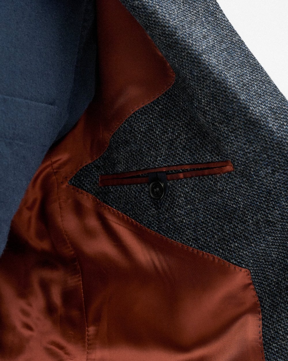 Oliver Sweeney Galadoo Mens Blazer - Navy Basketweave