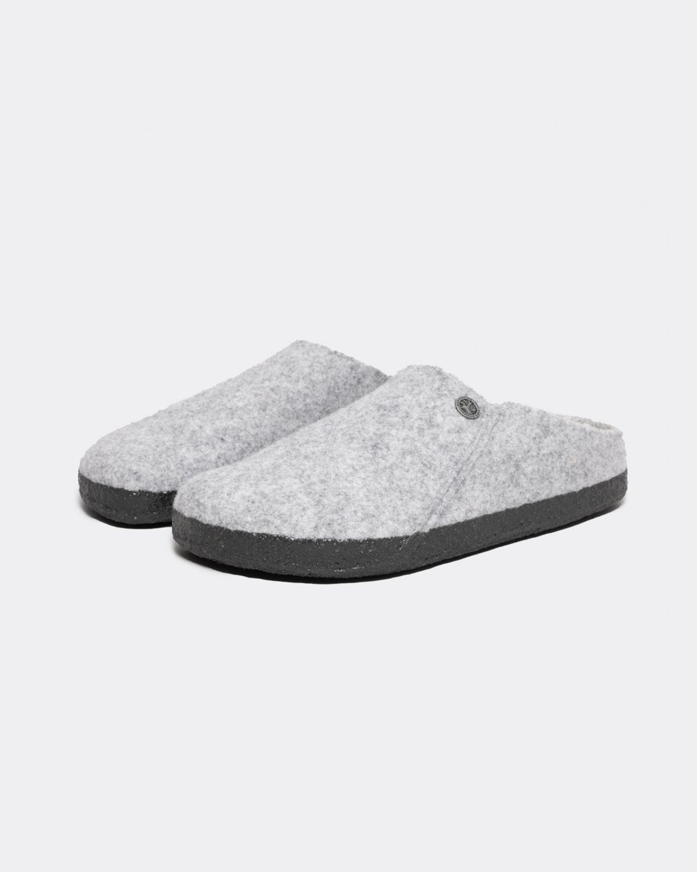Birkenstock Zermatt Shearling FE Womens Clogs - Light Grey