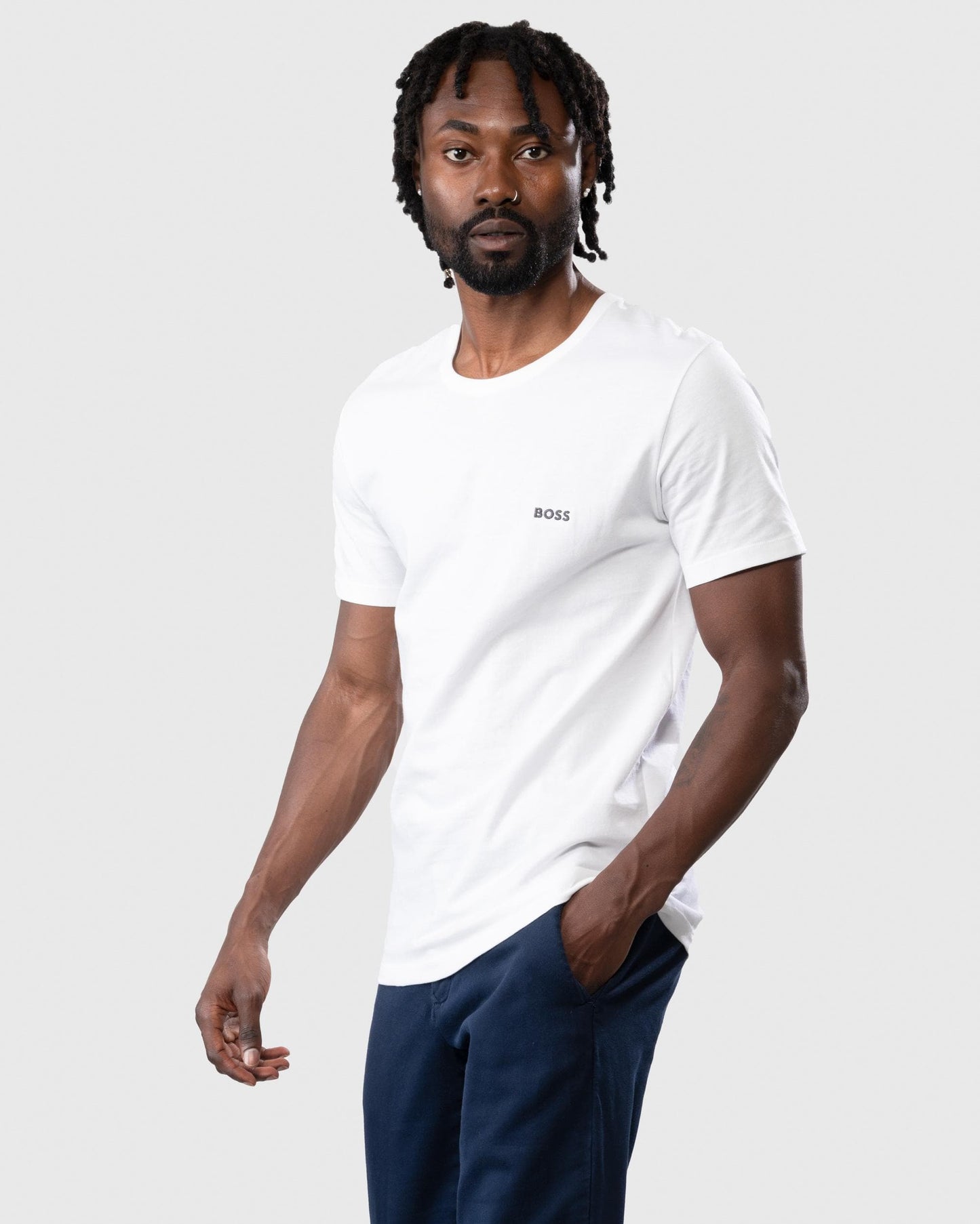 BOSS Orange BOSS Orange 3 Pack Classic Regular Fit Crew Neck Mens T-Shirts