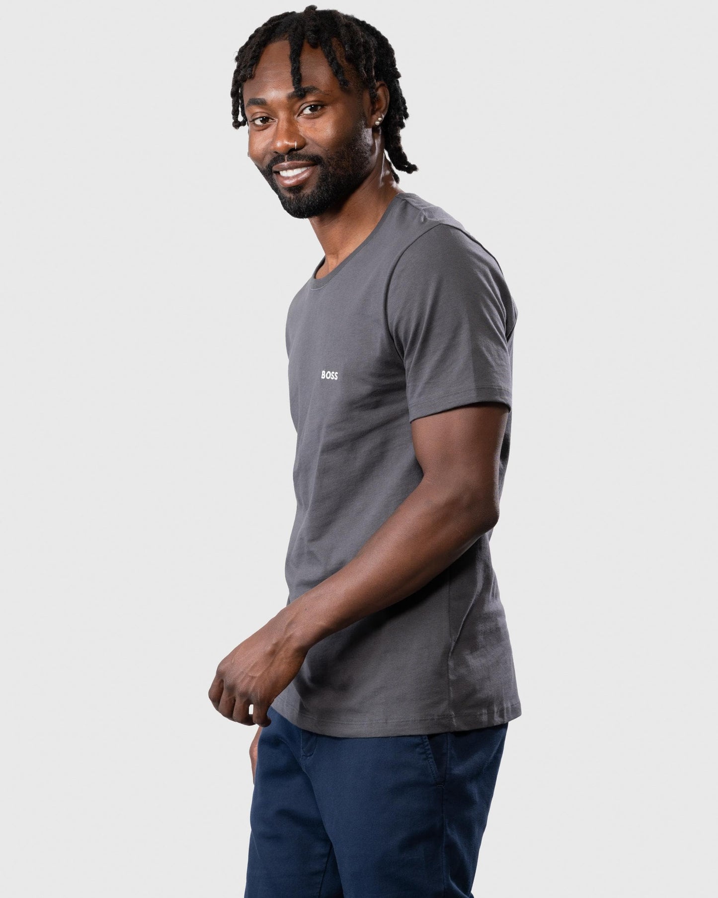 BOSS Orange BOSS Orange 3 Pack Classic Regular Fit Crew Neck Mens T-Shirts