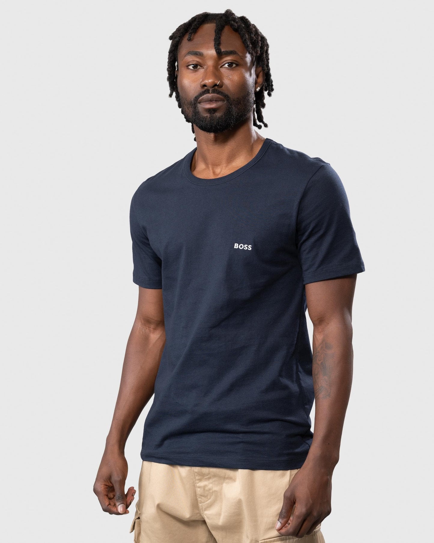 BOSS Orange BOSS Orange 3 Pack Classic Regular Fit Crew Neck Mens T-Shirts